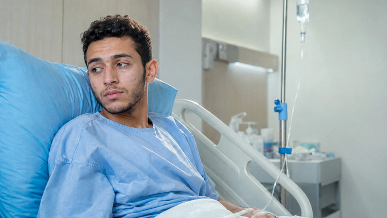 شاب يعاني من سرطان الغدد الليمفاوية يحتاج 46 ألف درهم للعلاج